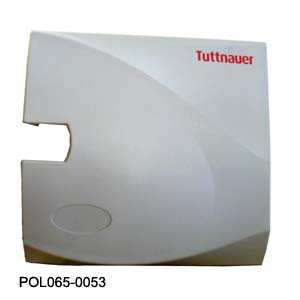 Panel Front Door Cover Accessory with sunken label / Tuttnauer logo, English, For 23/2540 Series by Tuttnauer USA Co. Ltd.  ID POL065-0053